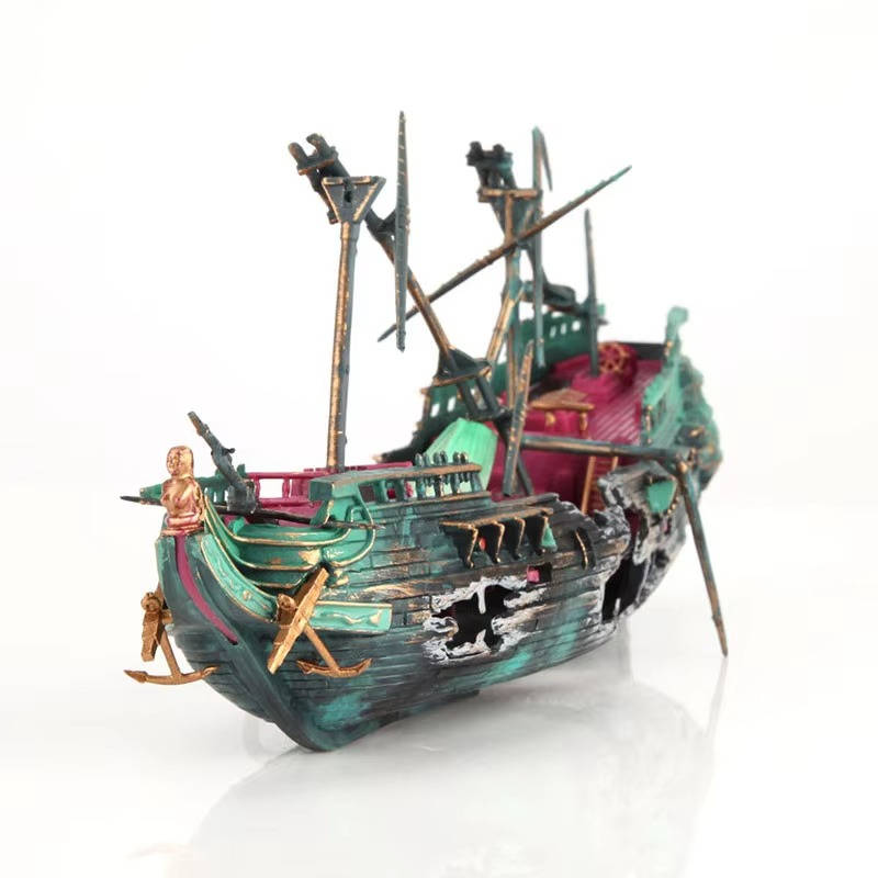 Large Aquarium Decorations - Boat
