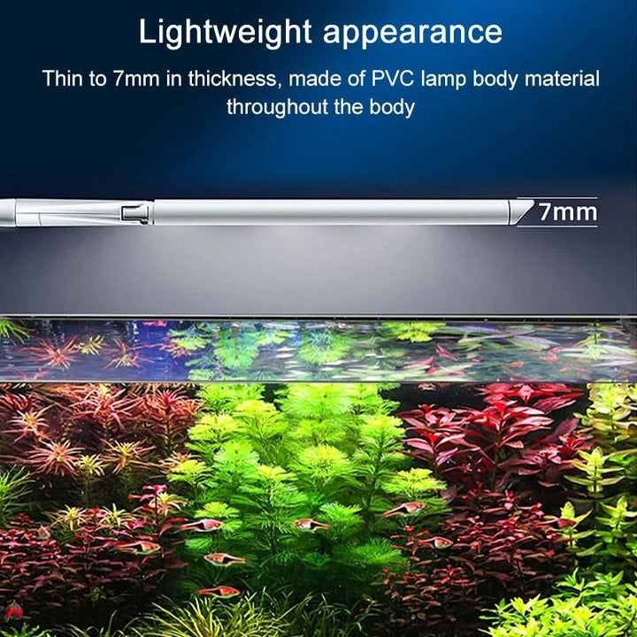 Super Bright Led Aquarium Light Clip On Full Spectrum Lamp For Fish Tanks &amp; Aquatic Plant Growth