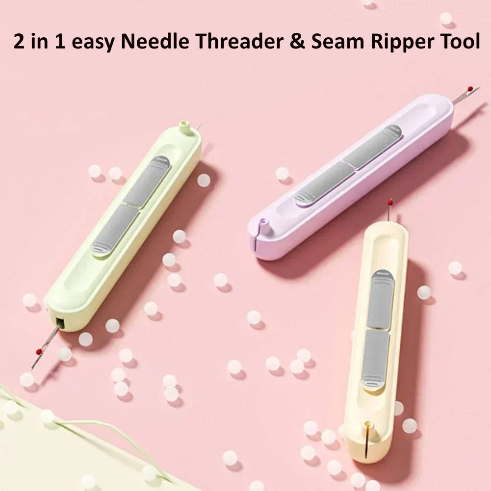 Needle Threader &amp; Seam Ripper Tool