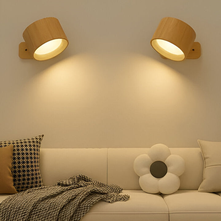 Rechargeable Wall Light with 360° Rotation