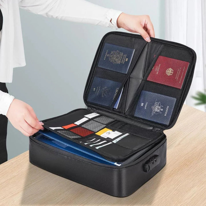 Waterproof Fireproof Document Cash Safe Bag
