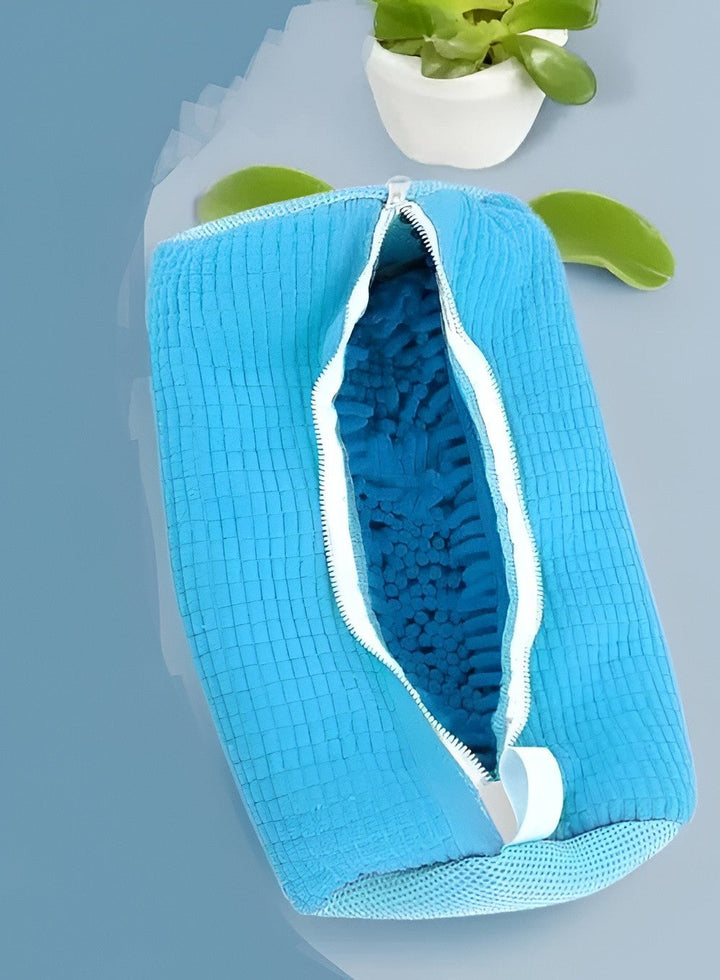 Reusable Shoe Laundry Cleaning Bag - Zippered Wash Bag for Washing Machines, Perfect Sneaker &amp; Tennis Shoe Cleaner Kit for Dirt-Free Shine
