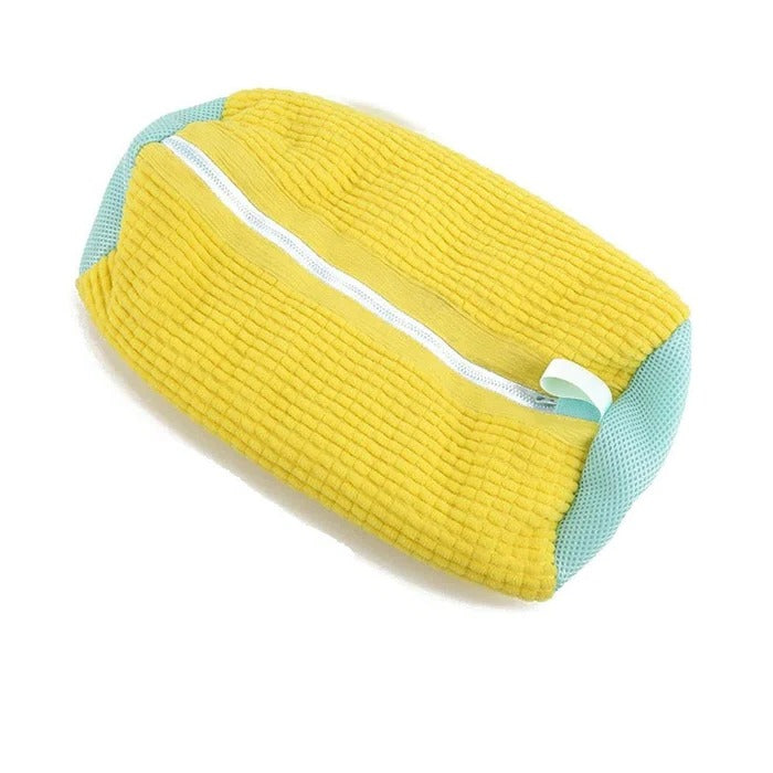 Reusable Shoe Laundry Cleaning Bag - Zippered Wash Bag for Washing Machines, Perfect Sneaker &amp; Tennis Shoe Cleaner Kit for Dirt-Free Shine