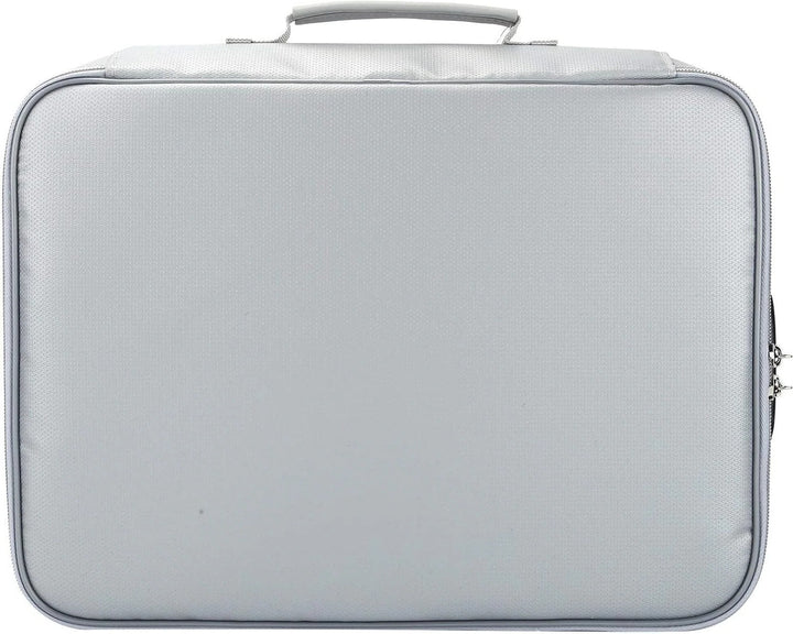 Document Organizer - Multi-Layer Safety Bag with Zipper for Cards, Files, and Travel Storage