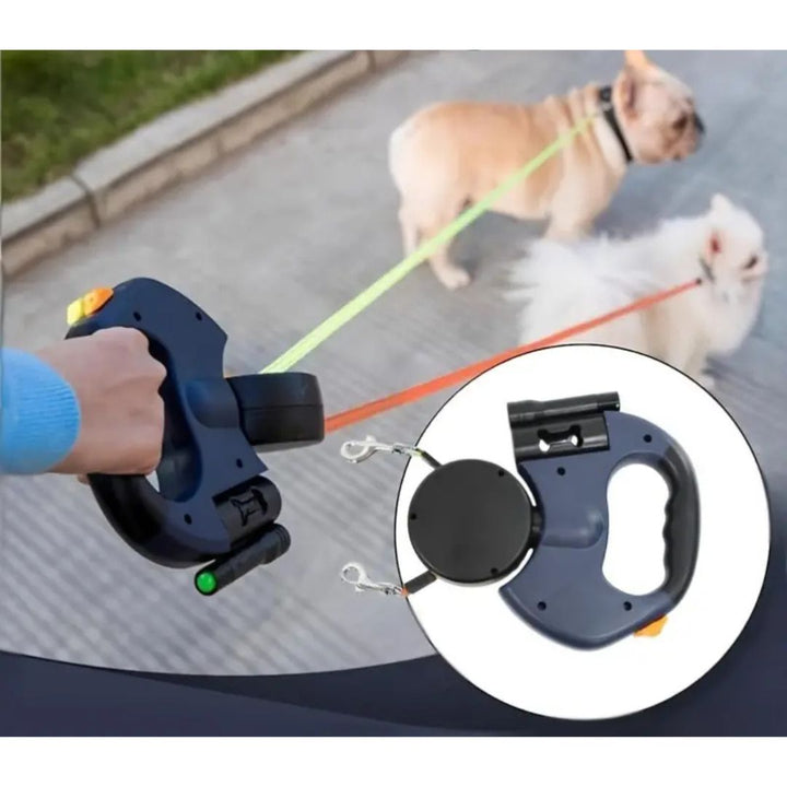 Anti-Tangle Double Dog Leash
